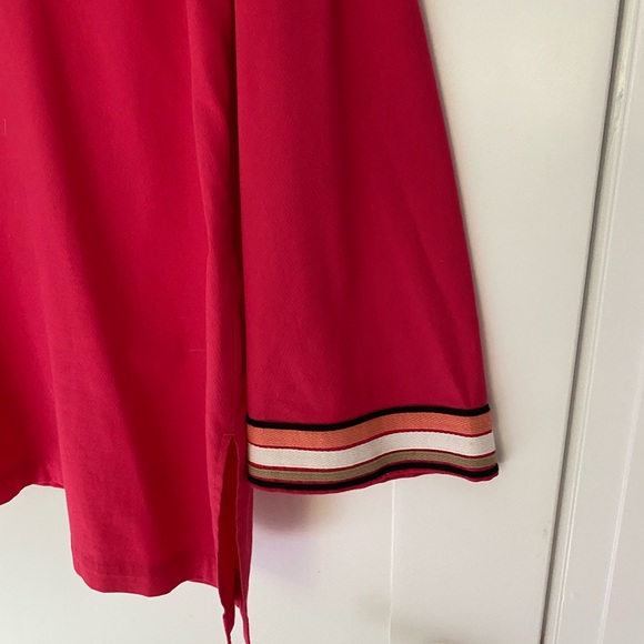 Dana Buchman Raspberry Tunic with Bell Sleeve Large - Picture 8 of 8